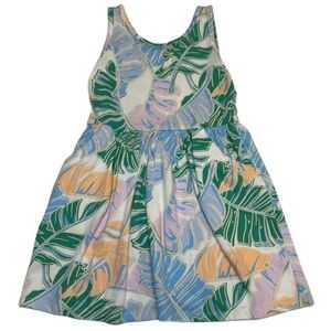 EIC Cat & Jack Tropical Sleeveless Dress with Pockets Toddler Girl XS 4/5
